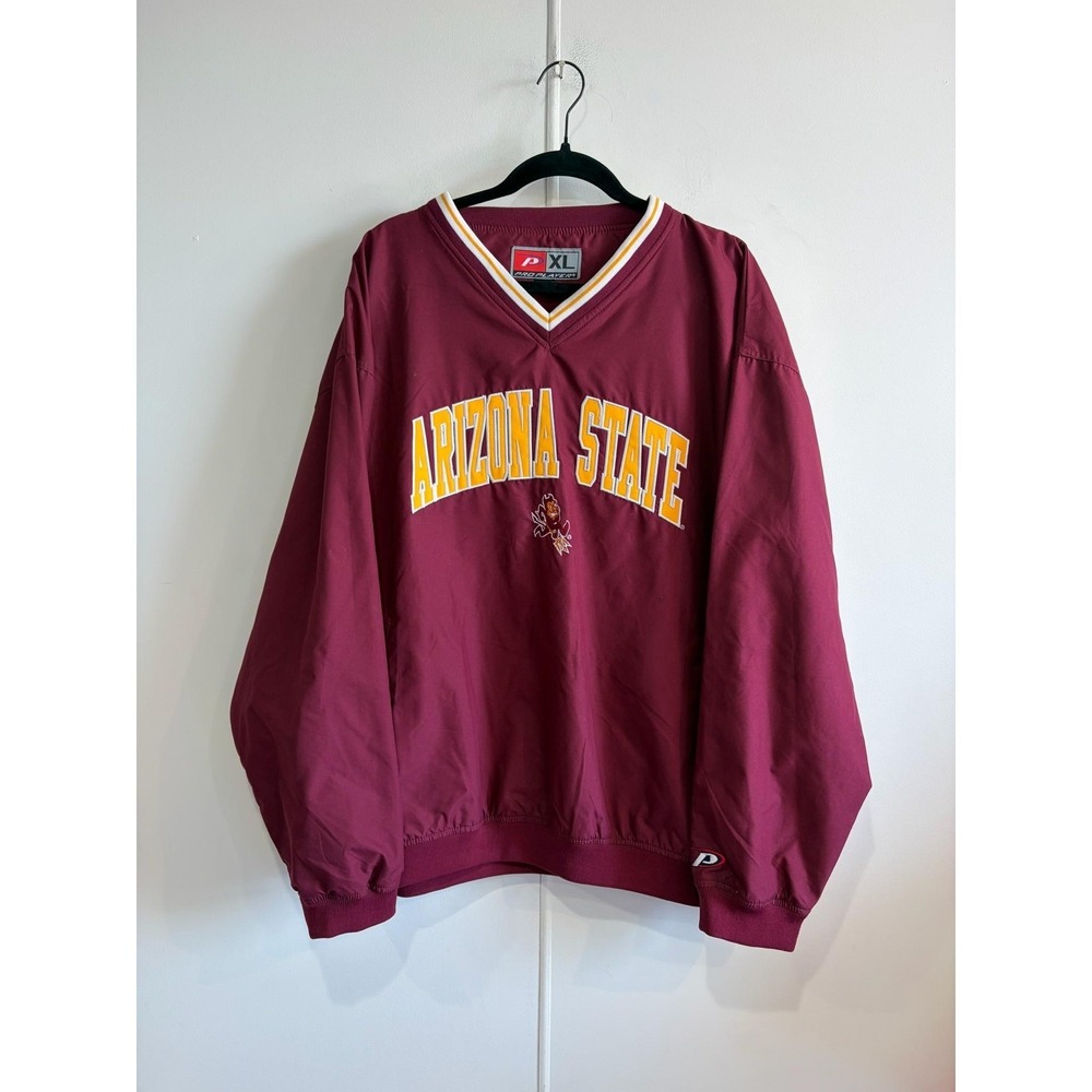 VTG Arizona State Sun Devils Jacket Mens XL NCAA Football Pro Player Pullover